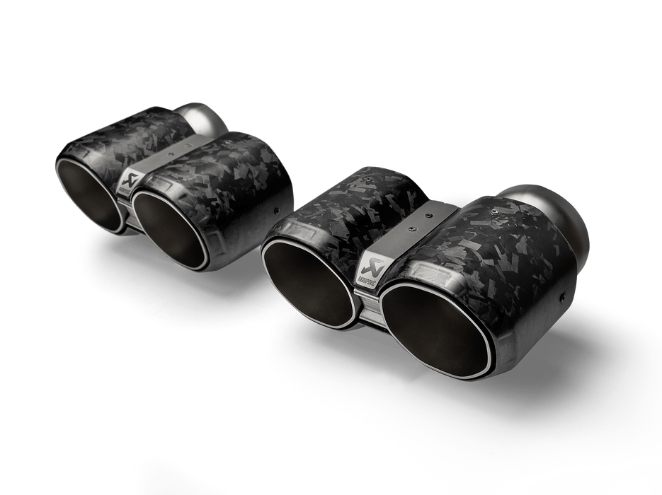 Akrapovic BMW M2 Coupe (G87) Tail Pipe Set - Chopped Carbon
