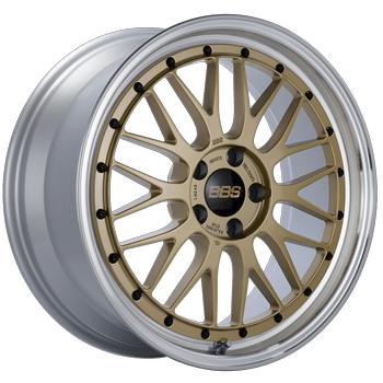 BBS LM 20x9.5 5x114.3 ET30 Gold Wheel 82mm PFS required