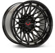 Vossen LCX-01 24x10 - 6x135 - ET25 - Deep - 87.1 - Gloss Black Wheel