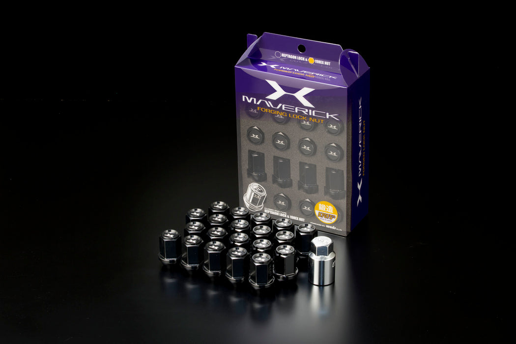 Weds Maverick Forged Lug Nut Set – M12 x 1.25 (21-Piece Kit)