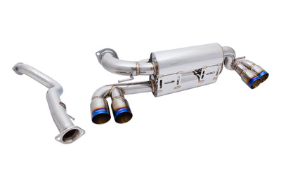 BMW E82 1M 11-12 - Supremo Exhaust System - Burnt Rolled Tips - MR-ABE-BE821M-VO+M