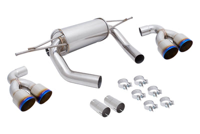 BMW M3 (F80) 15-19 / M4 (F82) 15-19 - Supremo Exhaust System - Burnt Rolled Tips - MR-ABE-BF82-VO