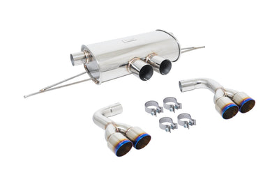 Supremo Exhaust System for BMW X5M (F85) 2015+ / X6M (F16) 2014+ (Excludes Regular X5/X6) - Burnt Rolled Tips - MR-ABE-BX5M15-VO
