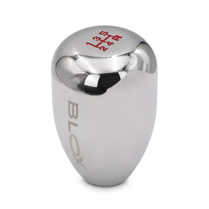 BLOX Racing Limited Series 6-Speed Billet Shift Knob - Platinum 12x1.25mm