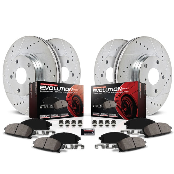 Power Stop 21-25 Acura TLX Front and Rear Z23 Evolution Brake Kit