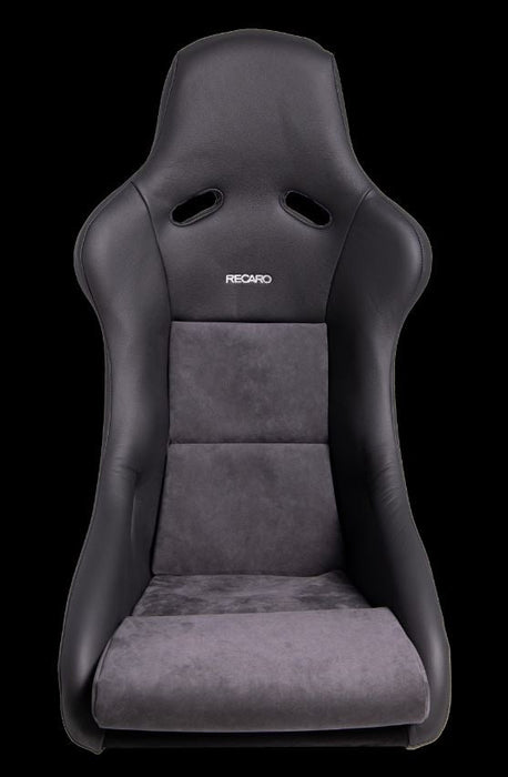 Recaro Pole Position N.G. Seat - Black Leather/Grey Suede