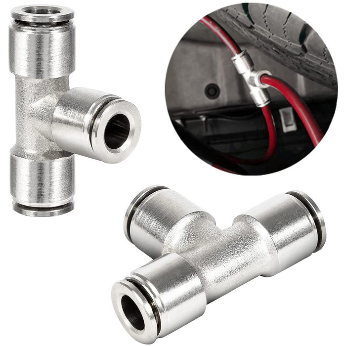 Air Lift Tee Fitting - 1/4in PTC x 1/4in PTC - Pack of 10
