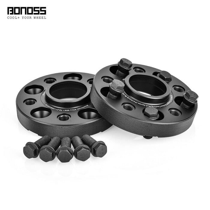 Mishimoto Wheel Spacers - 5x112 - 66.5 - 15 - M14 - Black