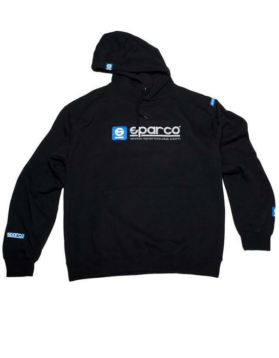 Sparco Sweatshirt Hooded WWW White LRG
