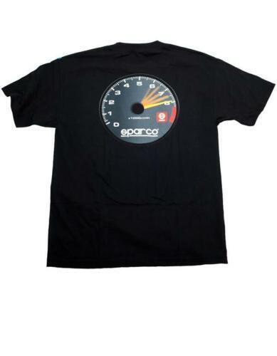 Sparco T-Shirt Tach Tri Black MED