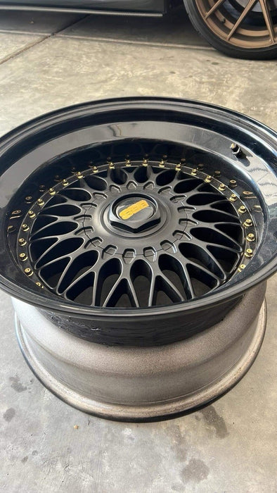 BBS RE-V7 18x10 5x114.3 ET35 Diamond Silver Wheel -82mm PFS/Clip Required