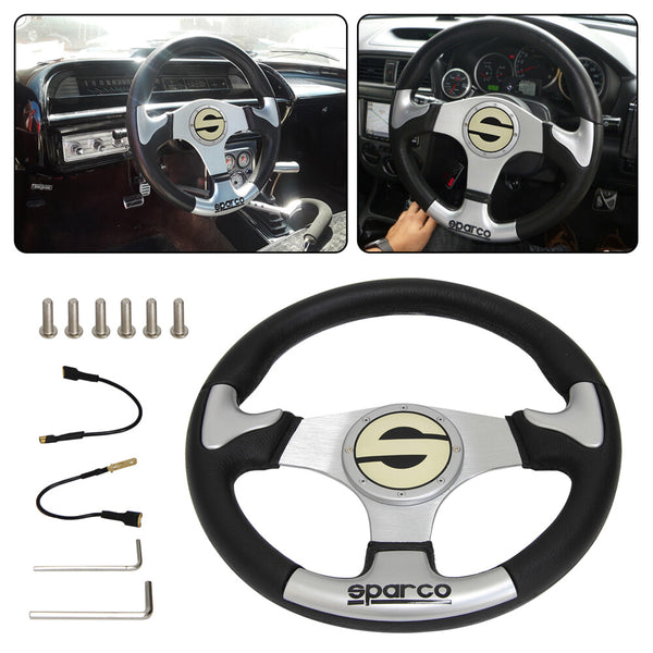Sparco Steering Wheel P 222 Silver