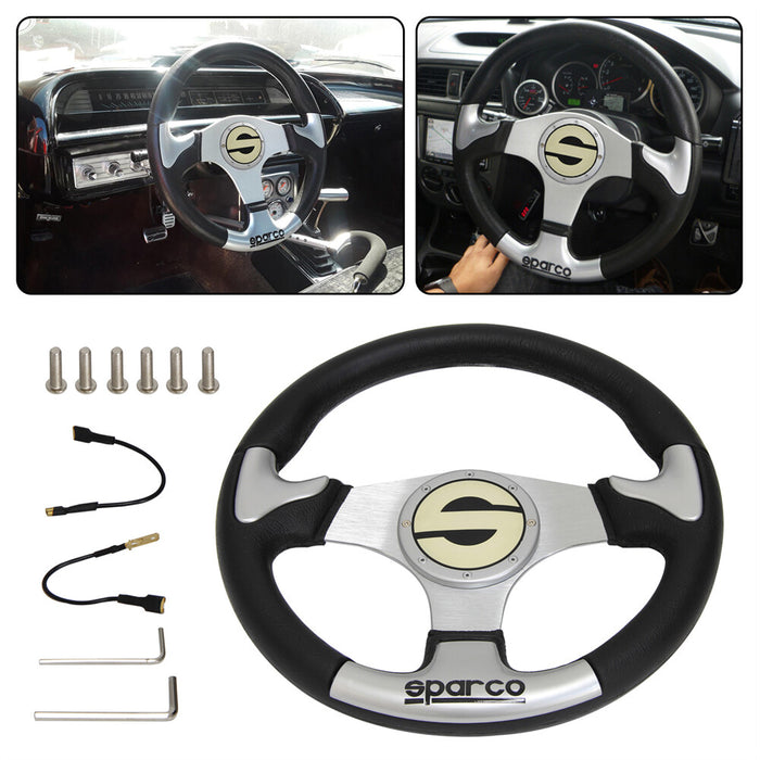 Sparco Steering Wheel P 222 Silver