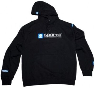 Sparco Sweatshirt Hooded S-Seal Blk Xxlr
