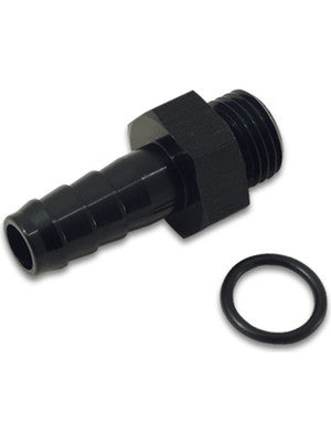 Turbosmart 6mm / 1/4in Hose End to -6AN ORB Male Straight - Black