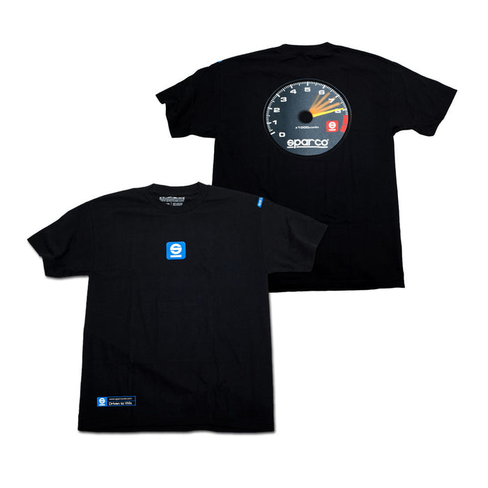 Sparco T-Shirt Tach Blk Sml