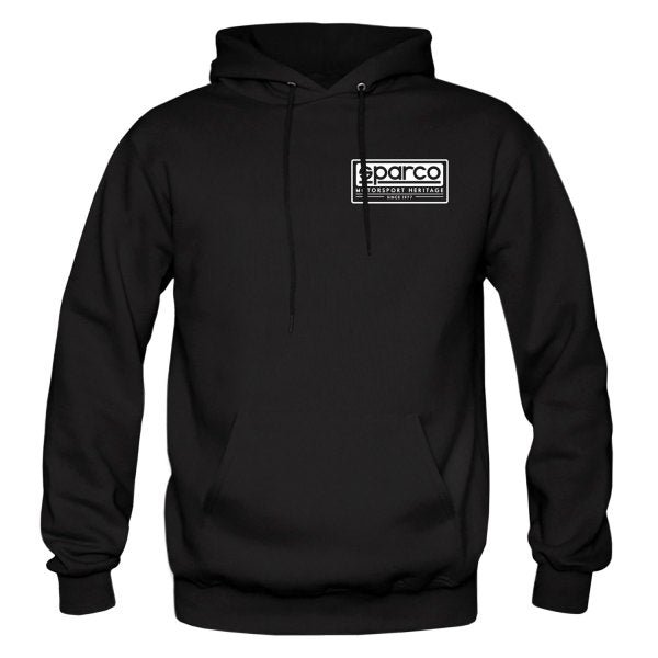 Sparco Sweatshirt Hooded Heritage Blk Xx
