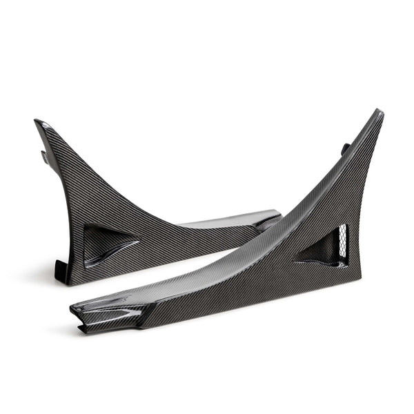 Seibon 23-25 Honda Civic Type-R MB-Style Carbon Fiber Rear Side Skirt Extensions
