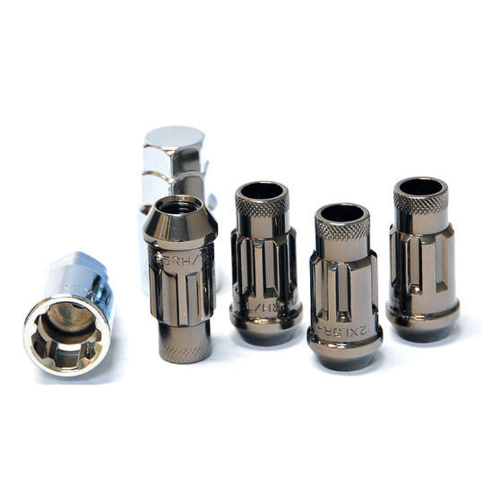 Wheel Mate Muteki SR48 Open End Locking Lug Nut Set of 4 - Red 12x1.50 48mm