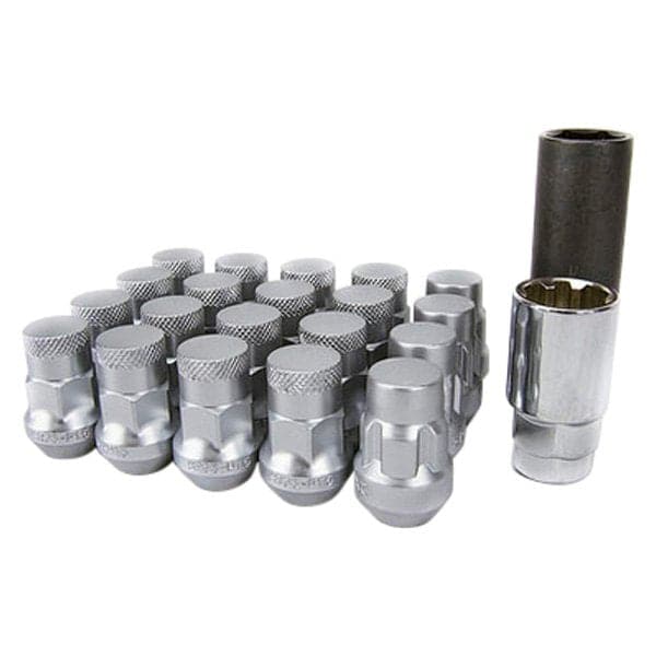 Wheel Mate Muteki SR35 Close End Lug Nuts w/ Lock Set - Black 12x1.50 35mm