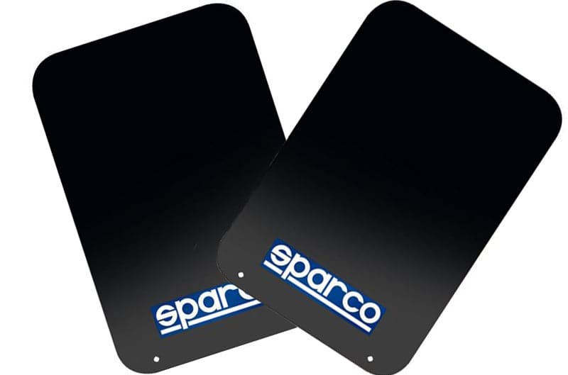 Sparco Mud Flap Pair Black