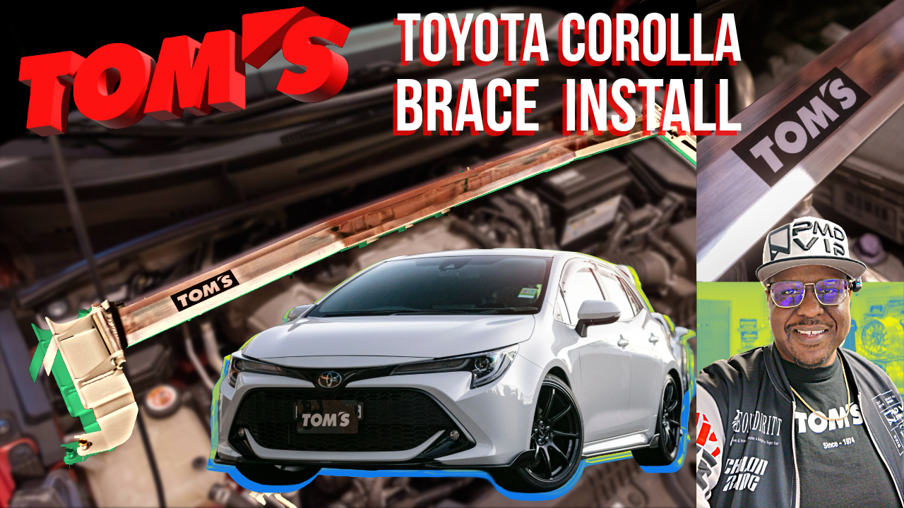 TOM’S Front Upper Bar Install – Easy Upgrade for the Toyota Corolla