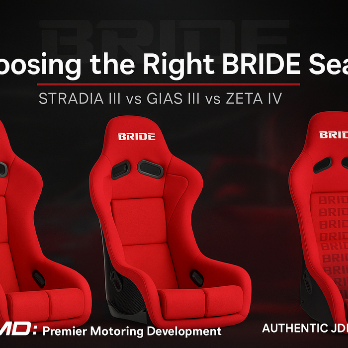 Choosing the Right BRIDE Seat: STRADIA III vs GIAS III vs ZETA IV