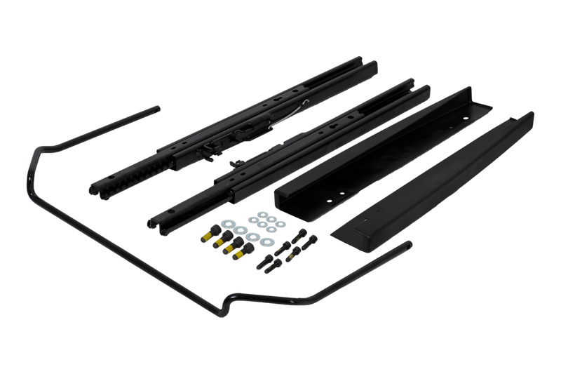 Kinetic 0.76.3NT outside lever flat no-tab seat slider kit