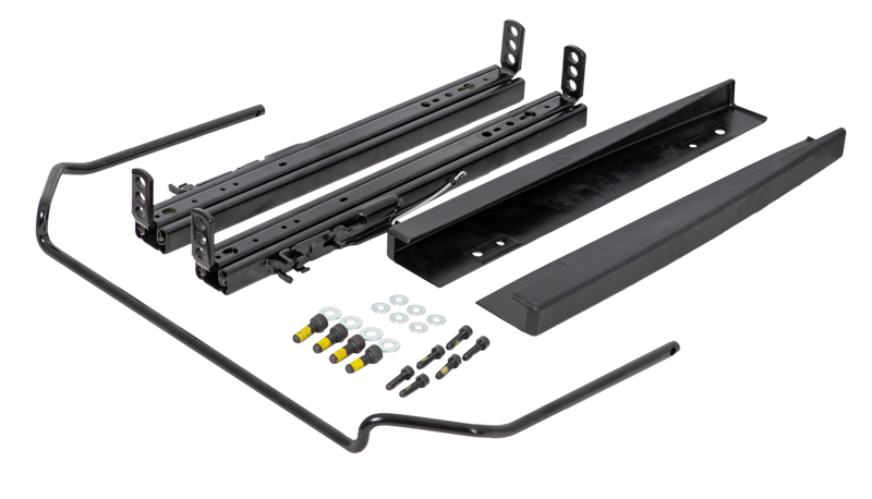 Kinetic 0.76.3 outside lever seat slider kit with mounting tabs