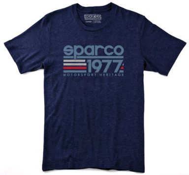 Sparco T-Shirt Rally Tri Navy SMALL