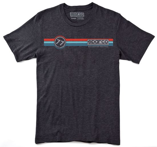 Sparco T-Shirt Circuit Tri Charcoal Large