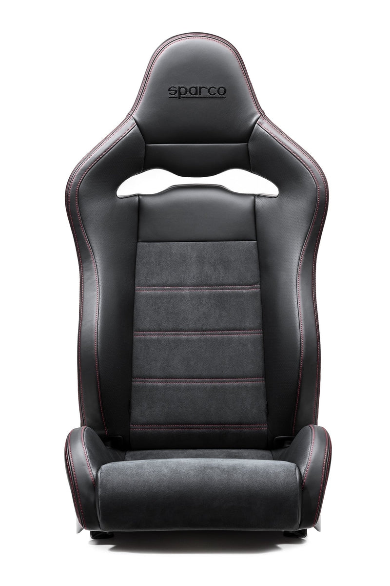 Sparco Seat SPX Special Edition Black/Grey w/ Gloss Carbon Shell - Left