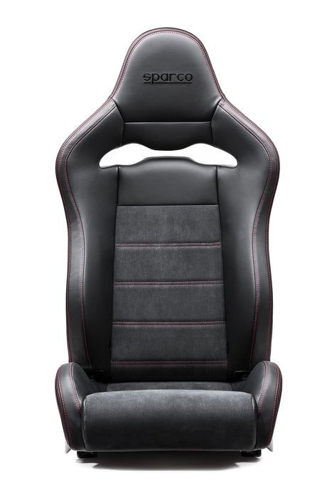Sparco Seat SPX Special Edition Black/Grey w/ Gloss Carbon Shell - Left