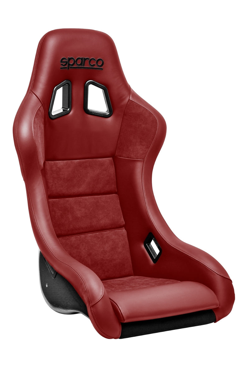 Sparco Seat QRT Performance Leather/Alcantara Red (Must Use Side Mount 600QRT)