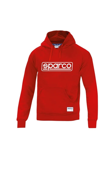 Sparco Sweatshirt Hooded WWW Red MED