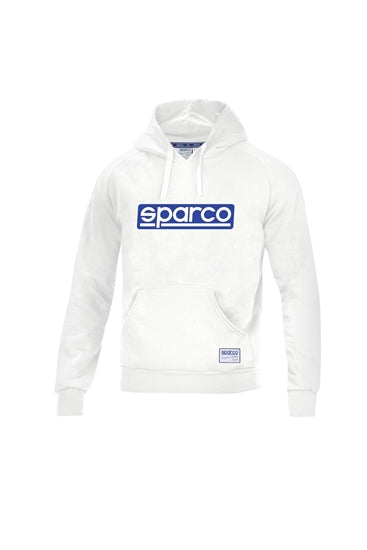 Sparco Sweatshirt Hooded WWW White MED