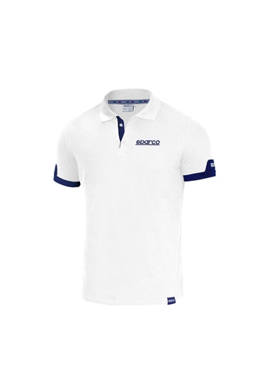 Sparco Polo Corporate MED White