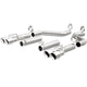MagnaFlow Axle-Back, SS, 3in, Quad Split Rear 3.5 Tips 2015 Dodge Challenger incl SRT Hellcat