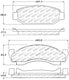 StopTech Performance 72-74 Ford Gran Torino / Ranchero / Thunderbird Front Brake Pads