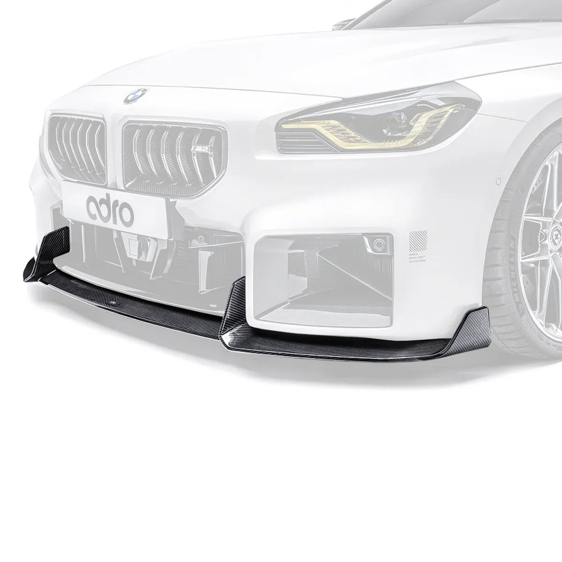 Adro BMW G87 M2 Prepreg Front Lip (Stock Bumper)