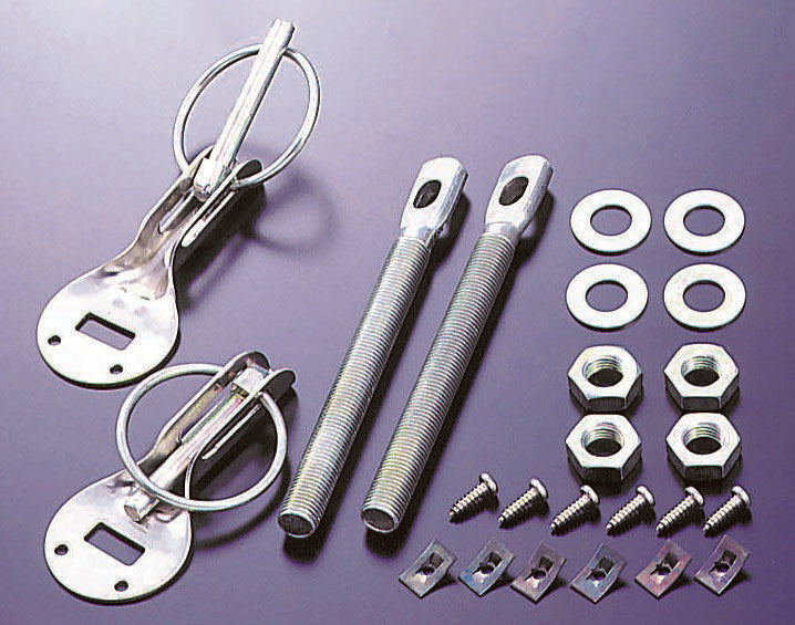 Cusco Body Pins For Hood Aluminum-Silver, Universal