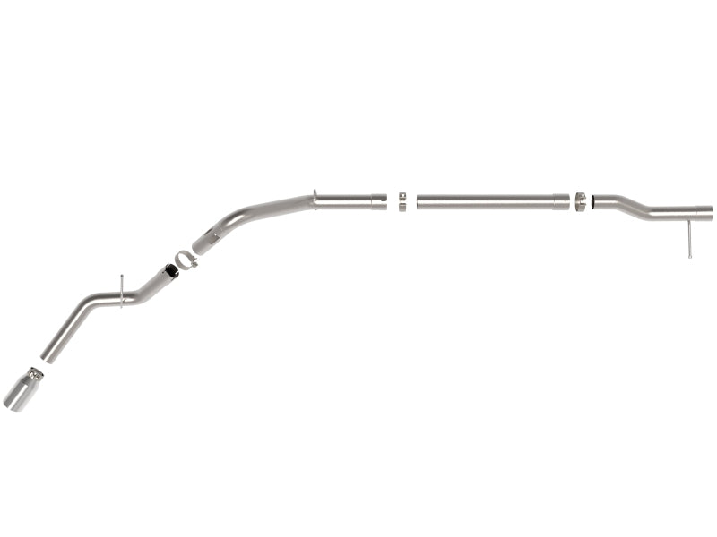 aFe 23-24 GM Trucks L6 Large Bore-HD 3 IN 409 Stainless Steel DPF-Back Exhaust System w/Polished Tip