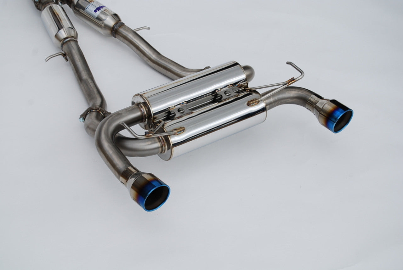 Invidia 2022+ Nissan Z 70mm Gemini Cat Back Exhaust - Single Layer Black Tip