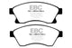 EBC 11+ Chevrolet Cruze 1.4 Turbo (10.9 inch front rotor) Greenstuff Front Brake Pads