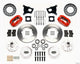 Wilwood Forged Dynalite Front Kit 11.00in Red AMC 71-76 OE Disc w/o Bendix Brakes