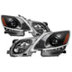 xTune Lexus Gs 06-11 OE Projector Headlights (w/AFS. Hid Fit) Black PRO-JH-LGS06-AFS-AM-BK