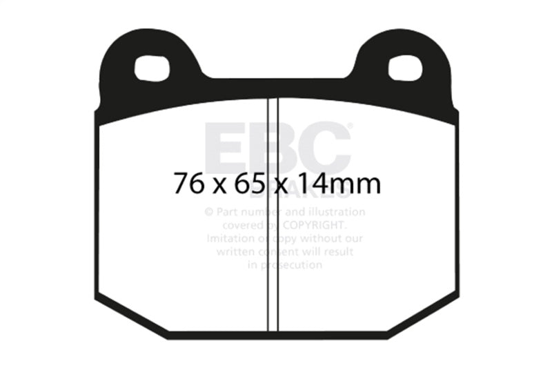 EBC 03-04 Infiniti G35 3.5 (Manual) (Brembo) Yellowstuff Rear Brake Pads