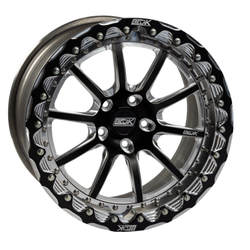 Belak 18x12 / 8.75in BS / 5x4.5in BP / High Pad / Series 4 - Billet Single Beadlock Wheel