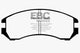 EBC 86-87 Nissan Pulsar NX 1.6 SE Greenstuff Front Brake Pads