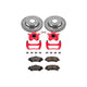 Power Stop 07-11 Dodge Nitro Front Z36 Truck & Tow Brake Kit w/Calipers